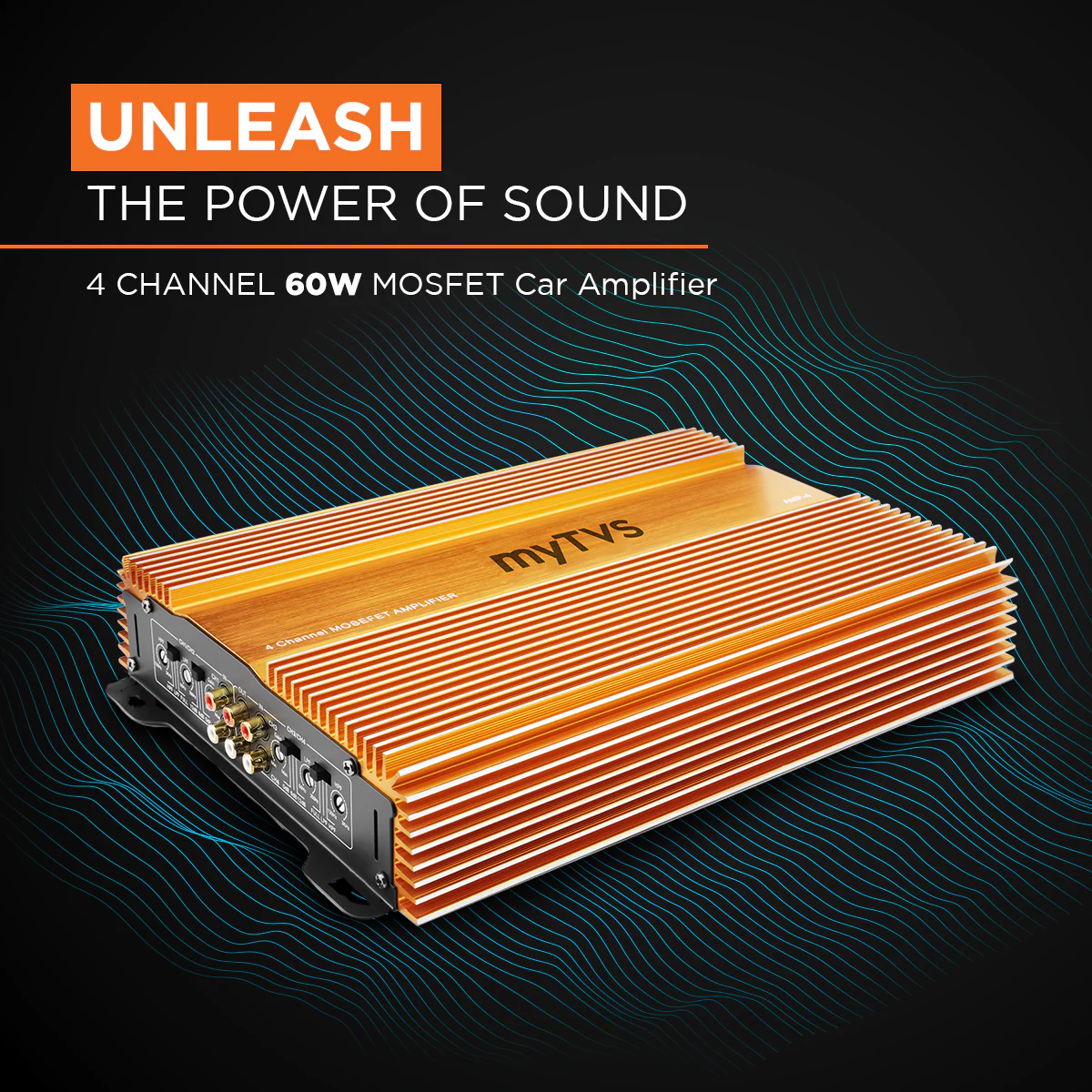 AMP-4 4 Channel MOSEFET Car Amplifier - Image 5