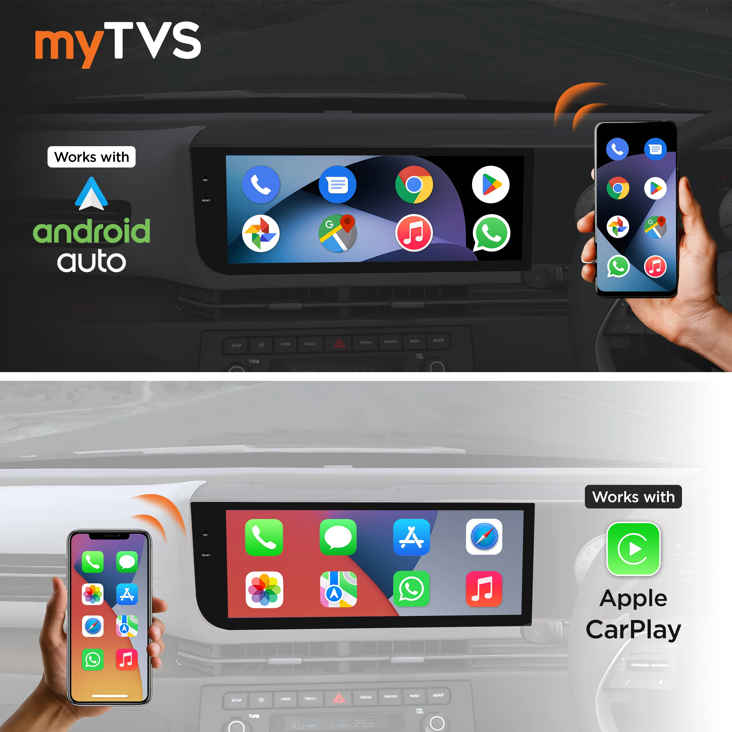 AP-92-2GB/32GB Creta-2024 Android Player (26.36 cm screen) T5 Processor - Android Auto & Carplay - Image 4
