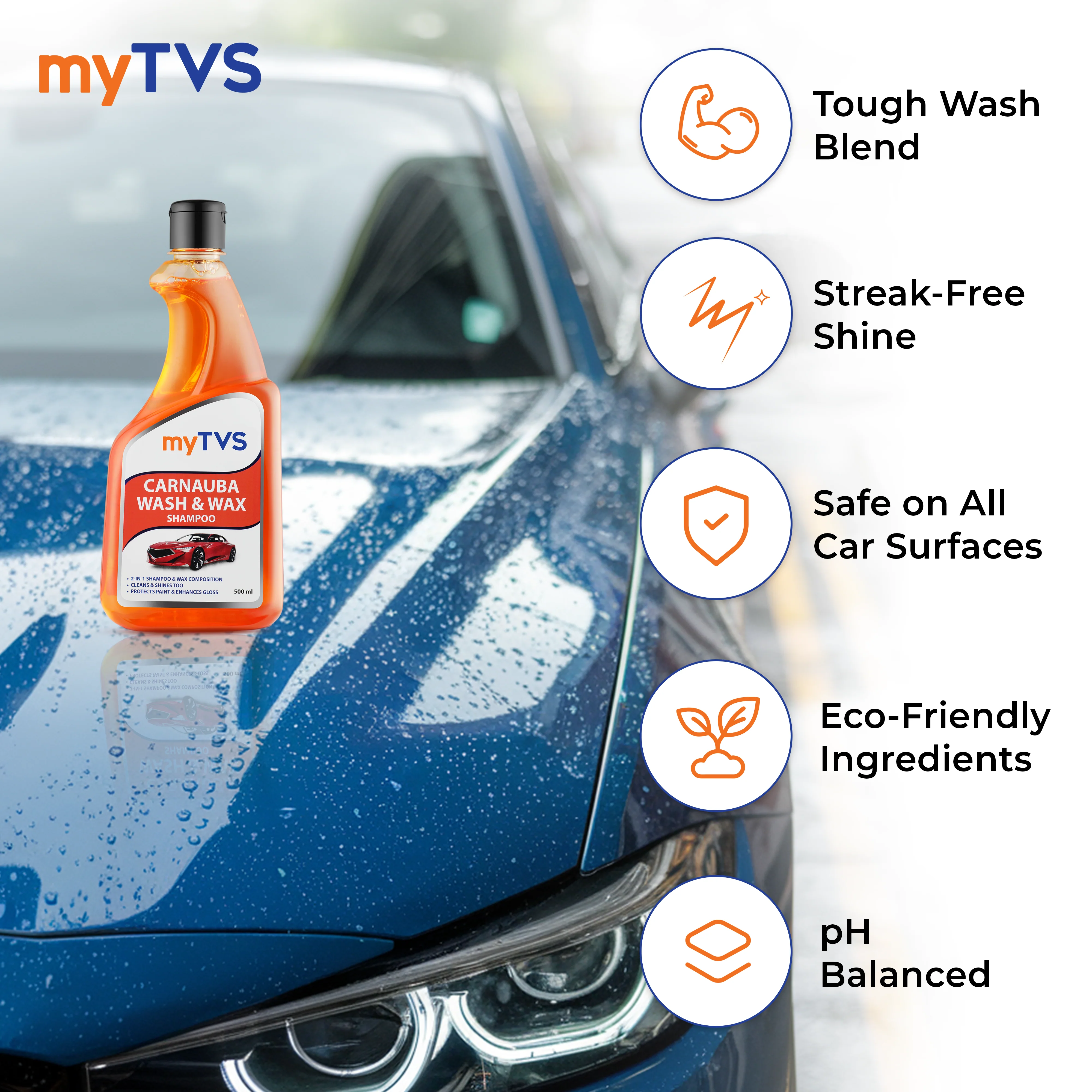 CC-CWS1 Wash & Wax Shampoo (500ml) - Image 3