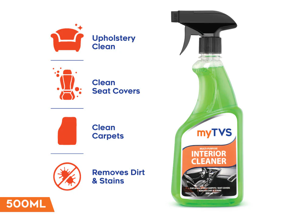 myTVS Car Care Combo Multi-Purpose Interior Cleaner 500ml & Car Dashboard Polish 200ml | CC-MIC1_CC-DLP1 - Image 3