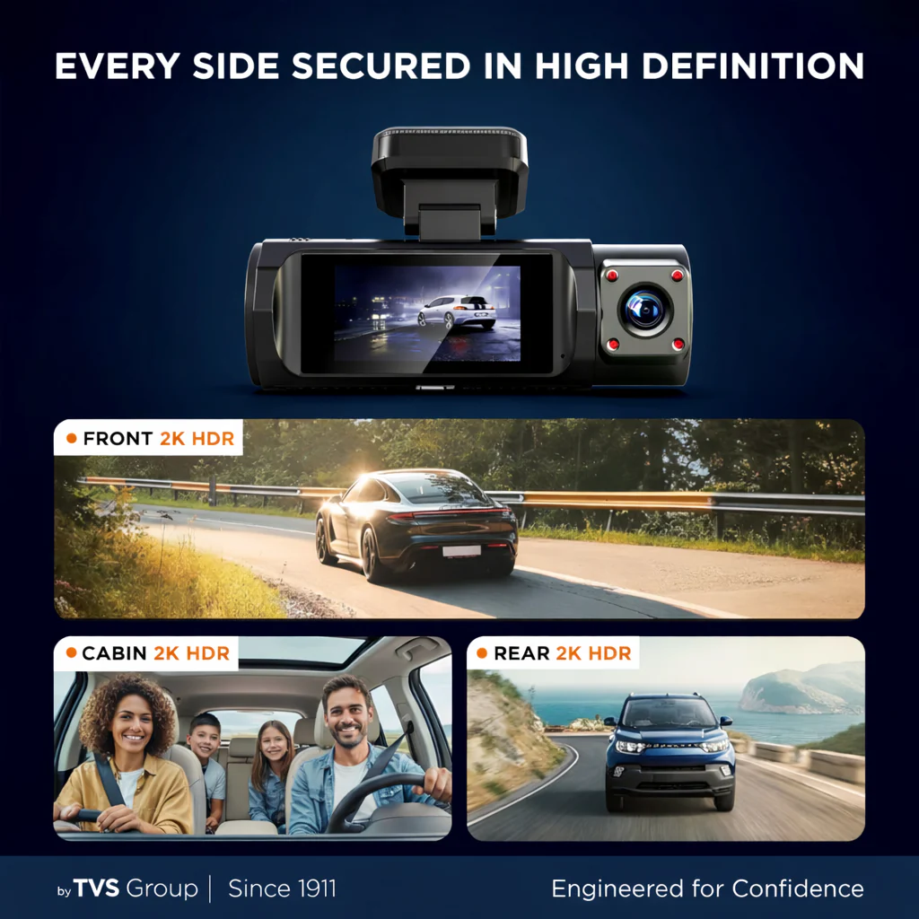 DVR-05 Dashcam Ultra Plus Triple Vision - Front, Rear & Inside with Wi-Fi - Image 6