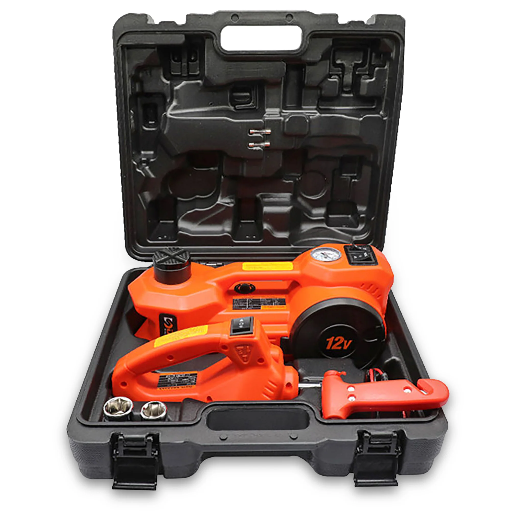 myTVS EK-1 Emergency Kit - Electric Jack with Inflator & Wrench