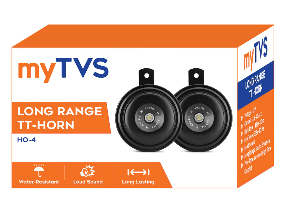 HO-4 Black Long Range Car Horn Set - Image 3