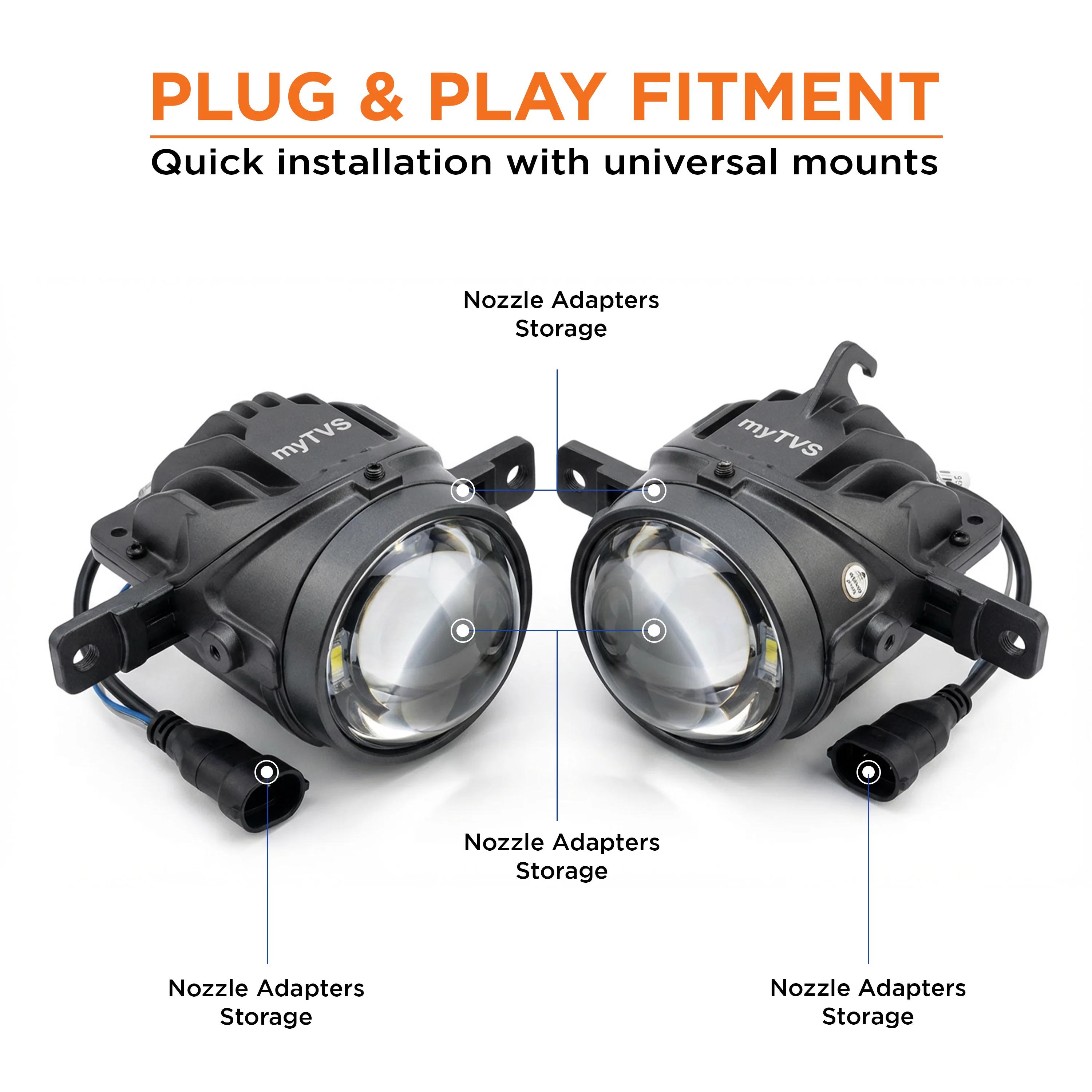 MPLFL - 01 myTVS Projector Fog Light 100W 2 inch with HD lens - Image 6