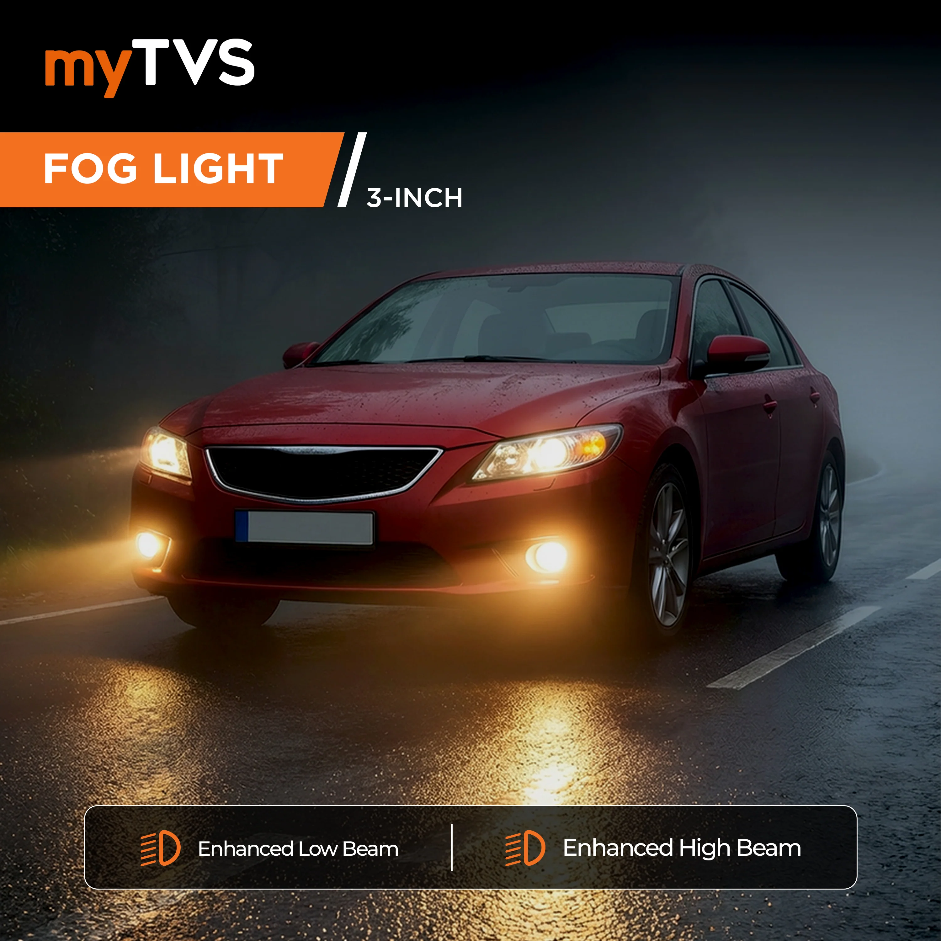 MPLFL - 02 myTVS Projector Fog Light 110W 3 inch with 3 colour - Image 2