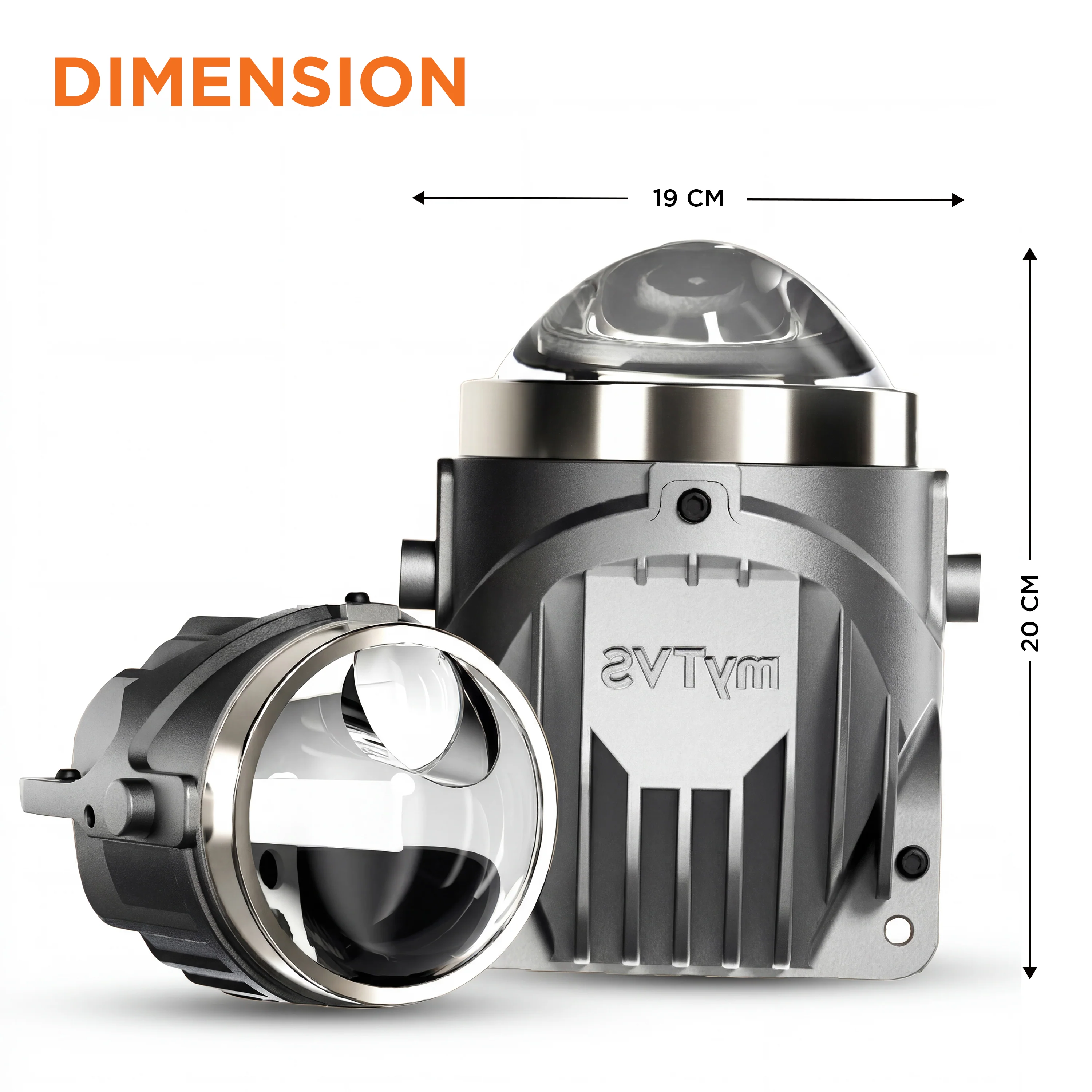 MPLFL - 04 myTVS Projector Fog Light 110W 3 inch with one eye lens - Image 3