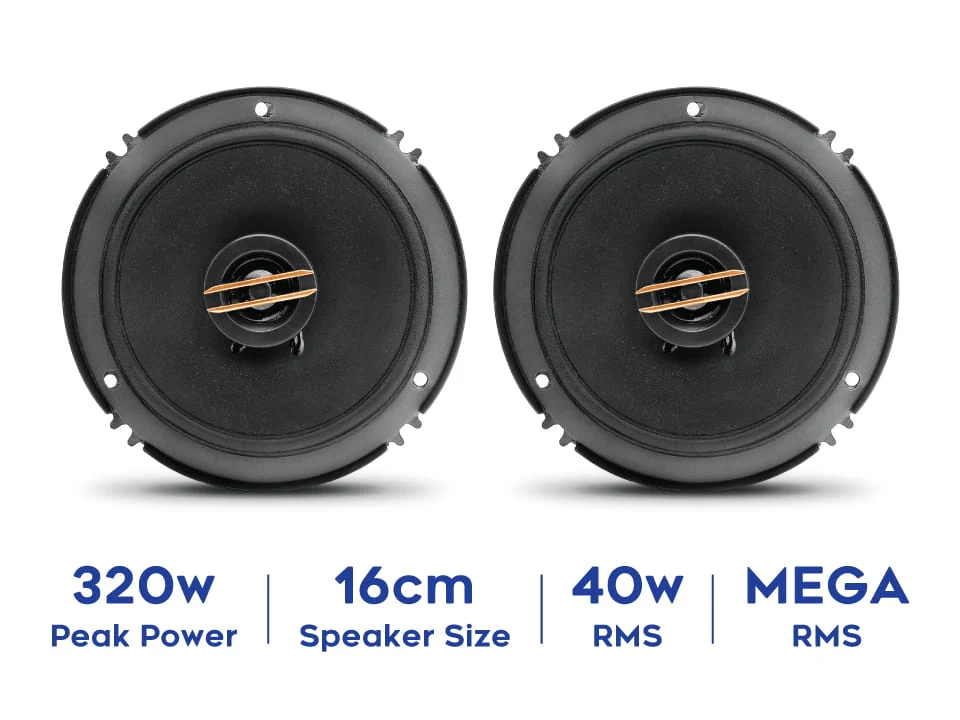 myTVS CS2W61 6inch 2 Way Car Speaker - Image 2