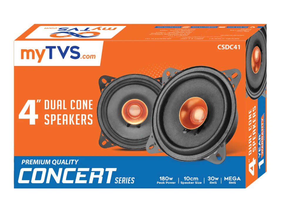 myTVS CSDC41 4inch Dual Cone Car Speaker - Image 4