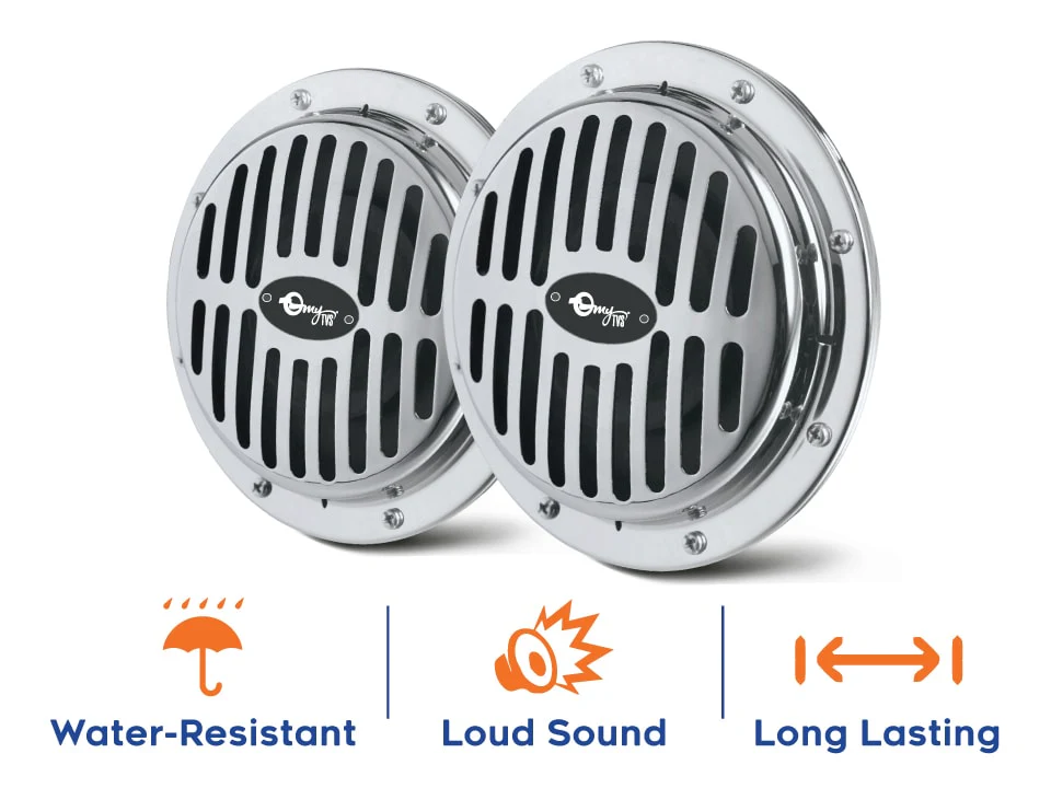 TH-88 Mega Sound Chrome Grill Horn - Image 2