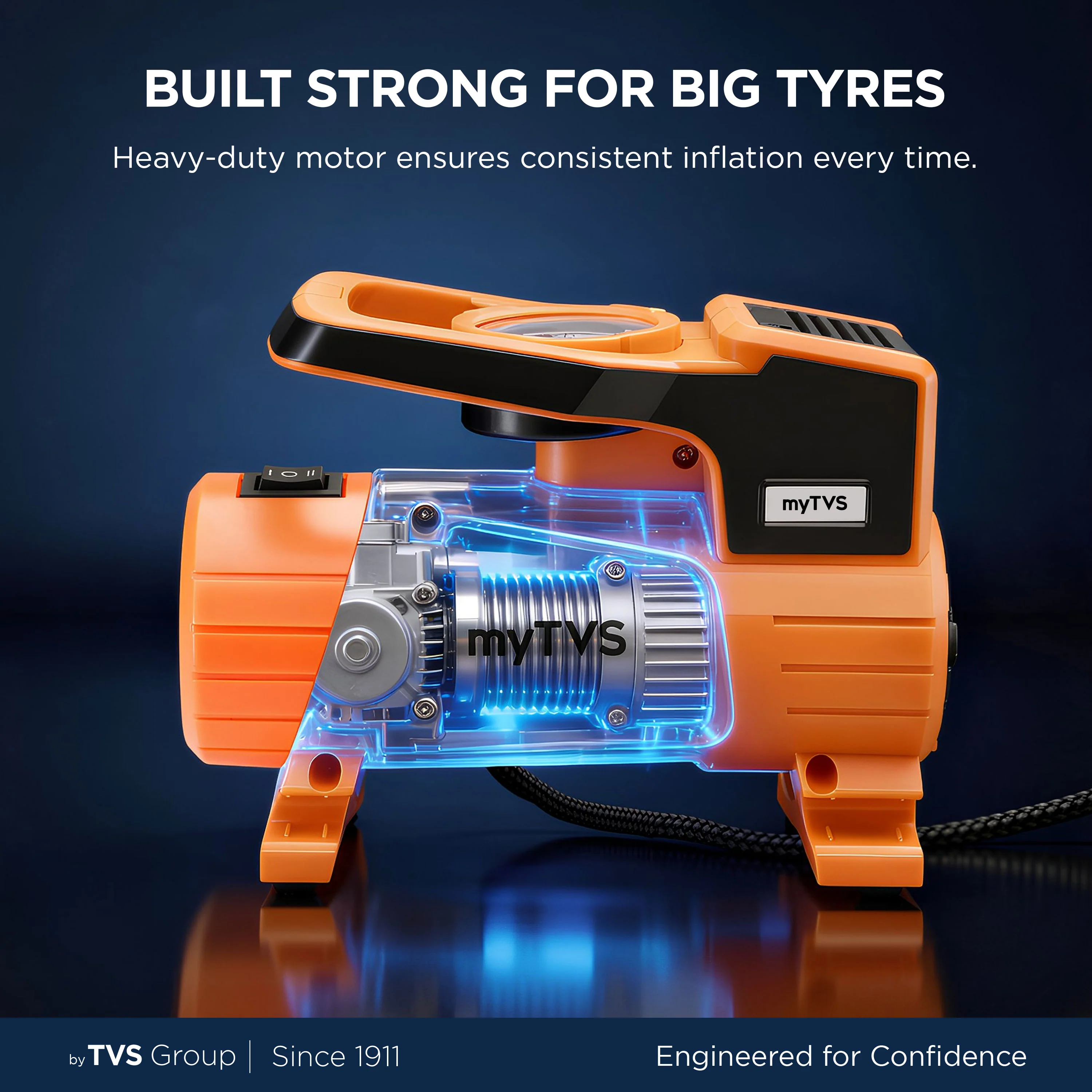 myTVS TI-7 Air Jet | Heavy Jet Tyre Inflator for Car - Image 3