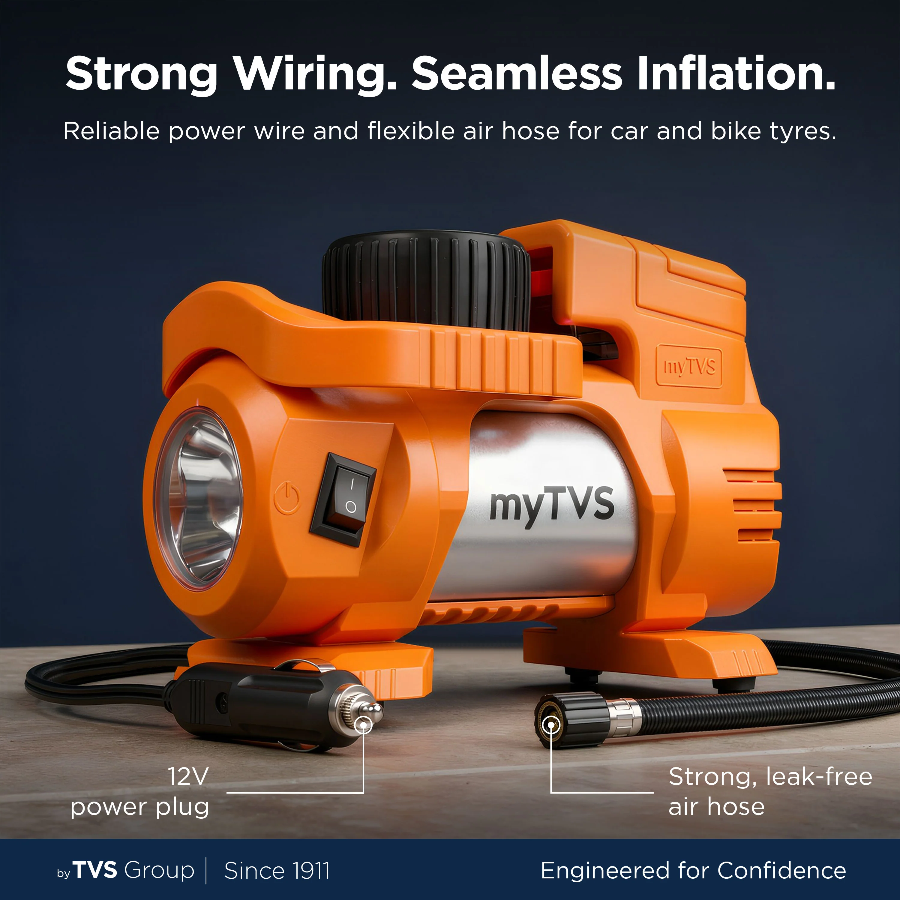 myTVS TI-88 Air Thunder Digi | Digital Heavy Duty Tyre Inflator - Image 7