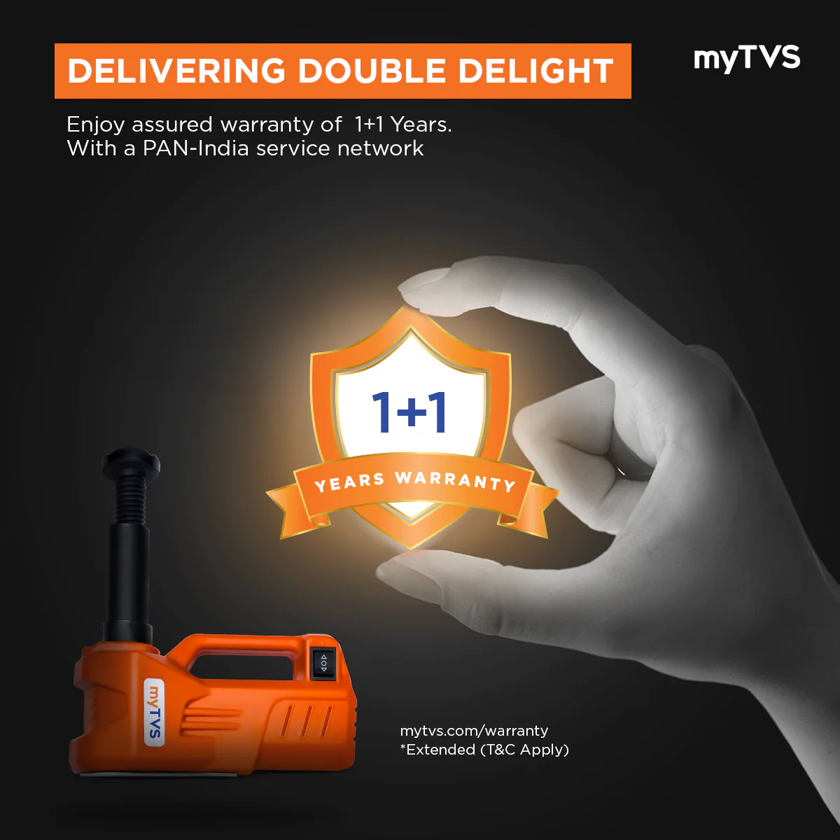 myTVS TJ-65 Super Lift Electric Jack (3 Ton) - Image 5